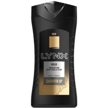 Lynx Gold Body Wash And Shower Gel For Men And Women, Long Lasting Fresh Oudwood And Vanilla Fragrance, Dermatologically Tested, Bulk Pack (6 x 250ml)