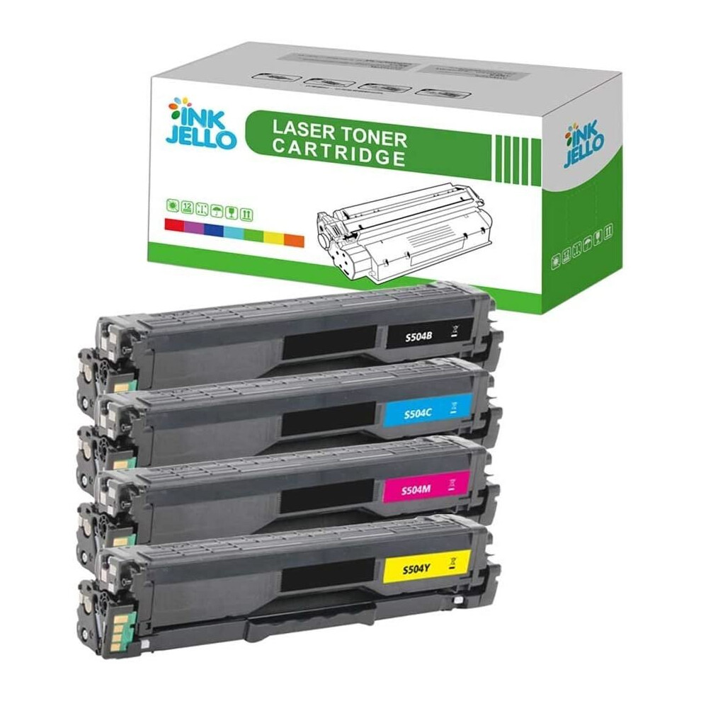 Compatible Inkjello Toner Cartridge Replacement For Samsung Clp-415N Clp-415Nw Clx-4195Fn Clx-4195Fw Xpress Sl-C1810w Xpress Sl-C1860fw Clt-504S 747742356476