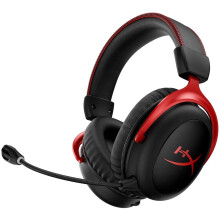 HyperX Cloud II Wireless Gaming Headset - 53mm Drivers, 7.1 Surround, 30h Battery, Detachable Mic with LED Mute and Mic Monitoring PC/PS4/PS5*/Switch