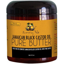 Sunny Isle Pure Butter Jamaican Castor Oil, Black, 4 Oz