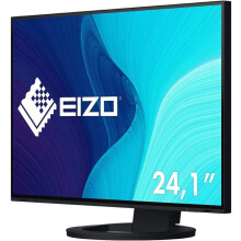 Eizo FlexScan EV2495-BK 61.1 cm (24.1 Inch) Monitor (HDMI, USB 3.1 Hub, USB 3.1 Type C, RJ-45 LAN, DisplayPort, 5 ms Response Time, Resolution 1920 x