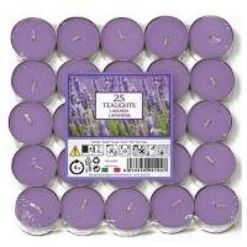 Price's Candles Price's Candles Tealights Pack 25 Lavender [021937D]