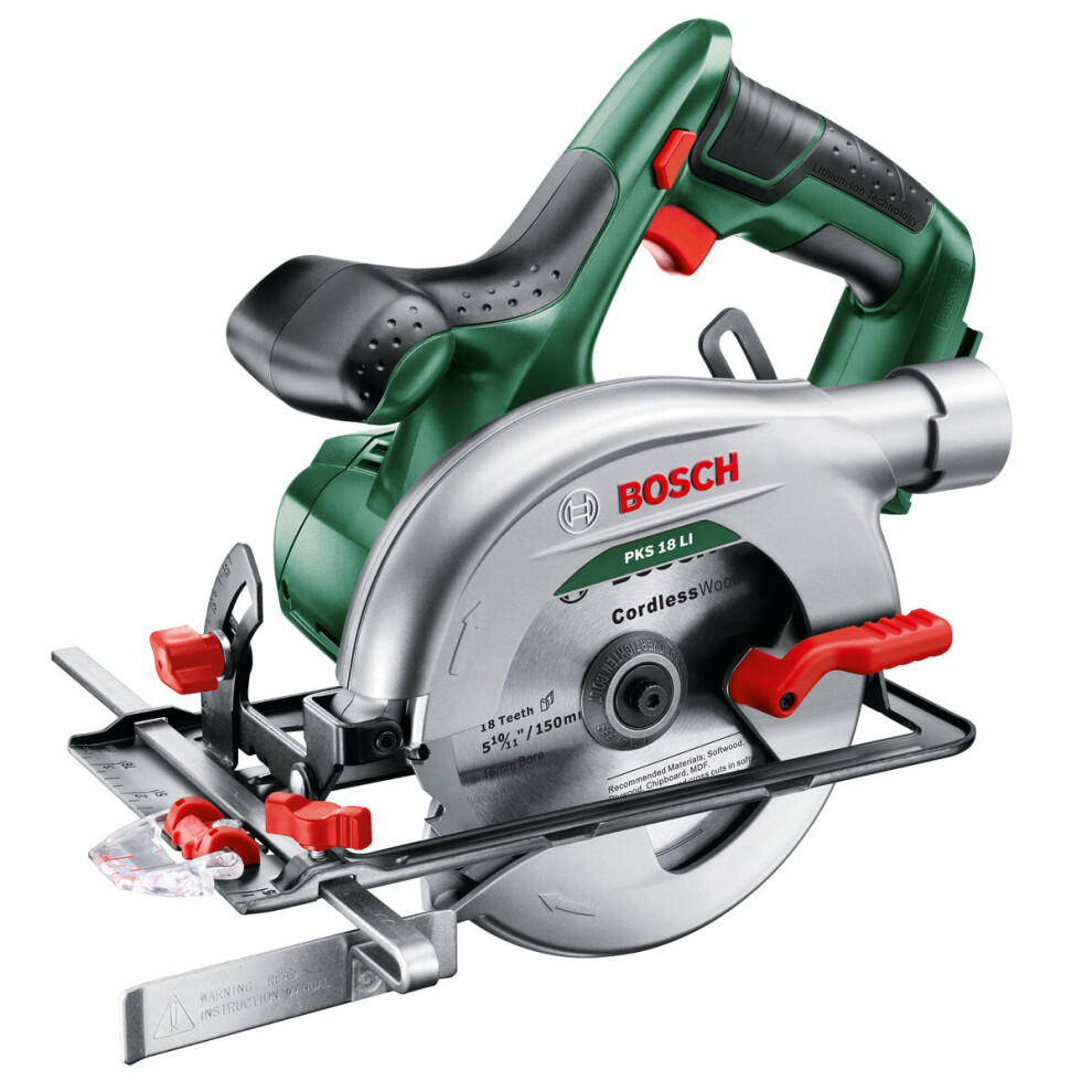 Bosch Circular Saw PKS 18 Li Cordless 18V 2.5Ah Li-ion Dust Extraction Facility