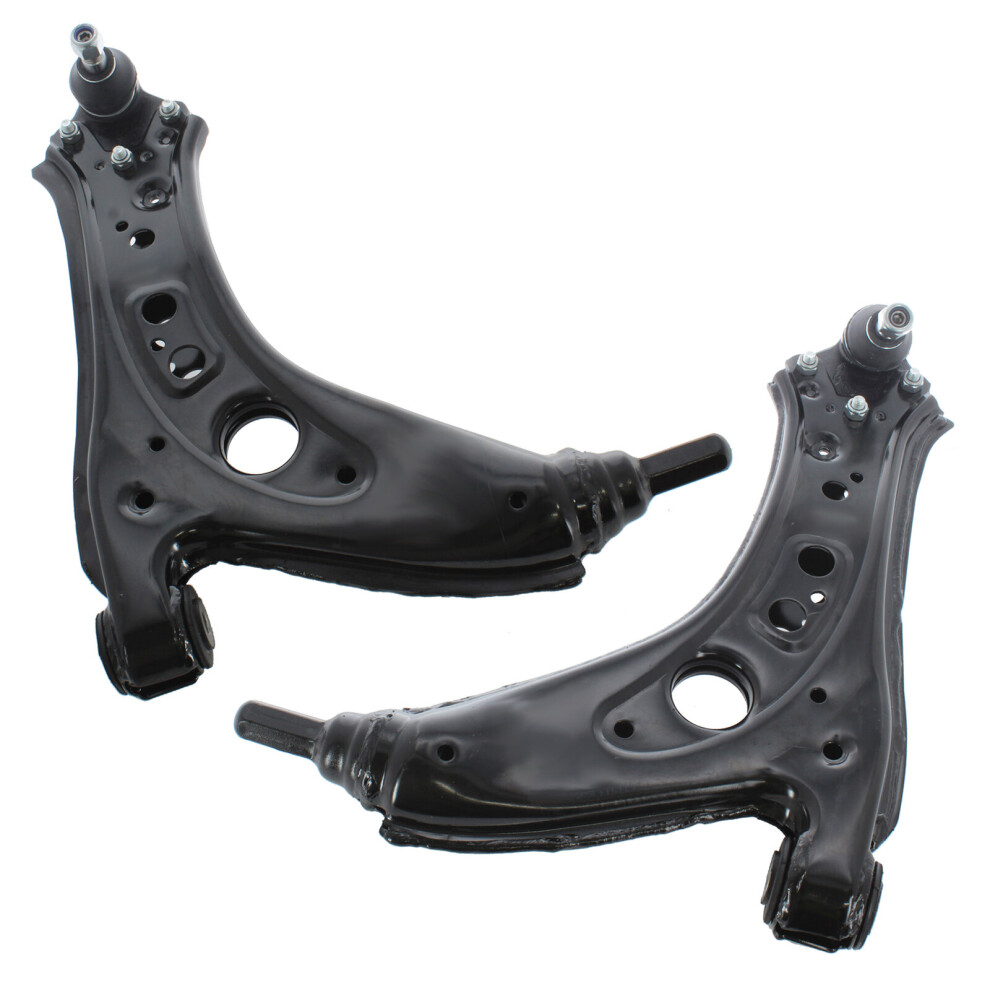 Volkswagen Polo Mk4 9N3 Hatchback 6/2005-8/2010 Steel Front Lower Suspension Wishbone Arms Ball Joint Included Drivers & Passenger Side 5054808189677