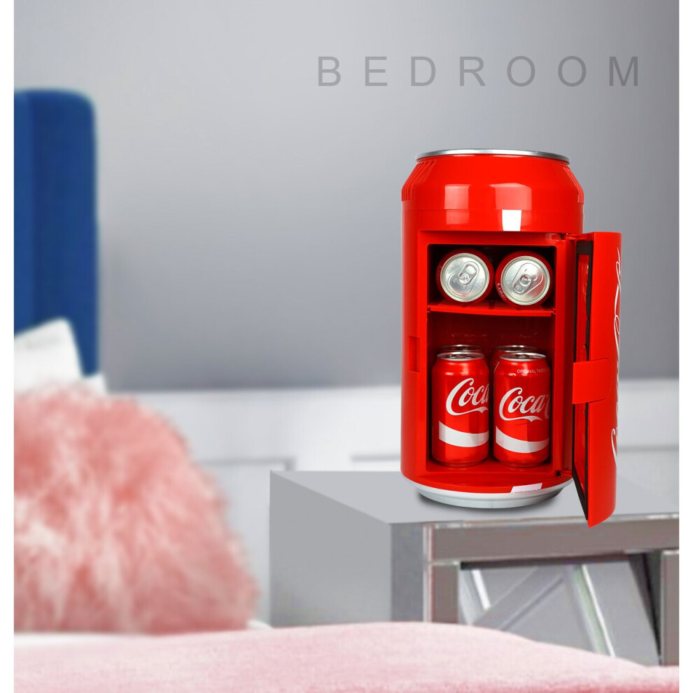 Coca-Cola 8 Can AC/DC Electric Mini Cooler 