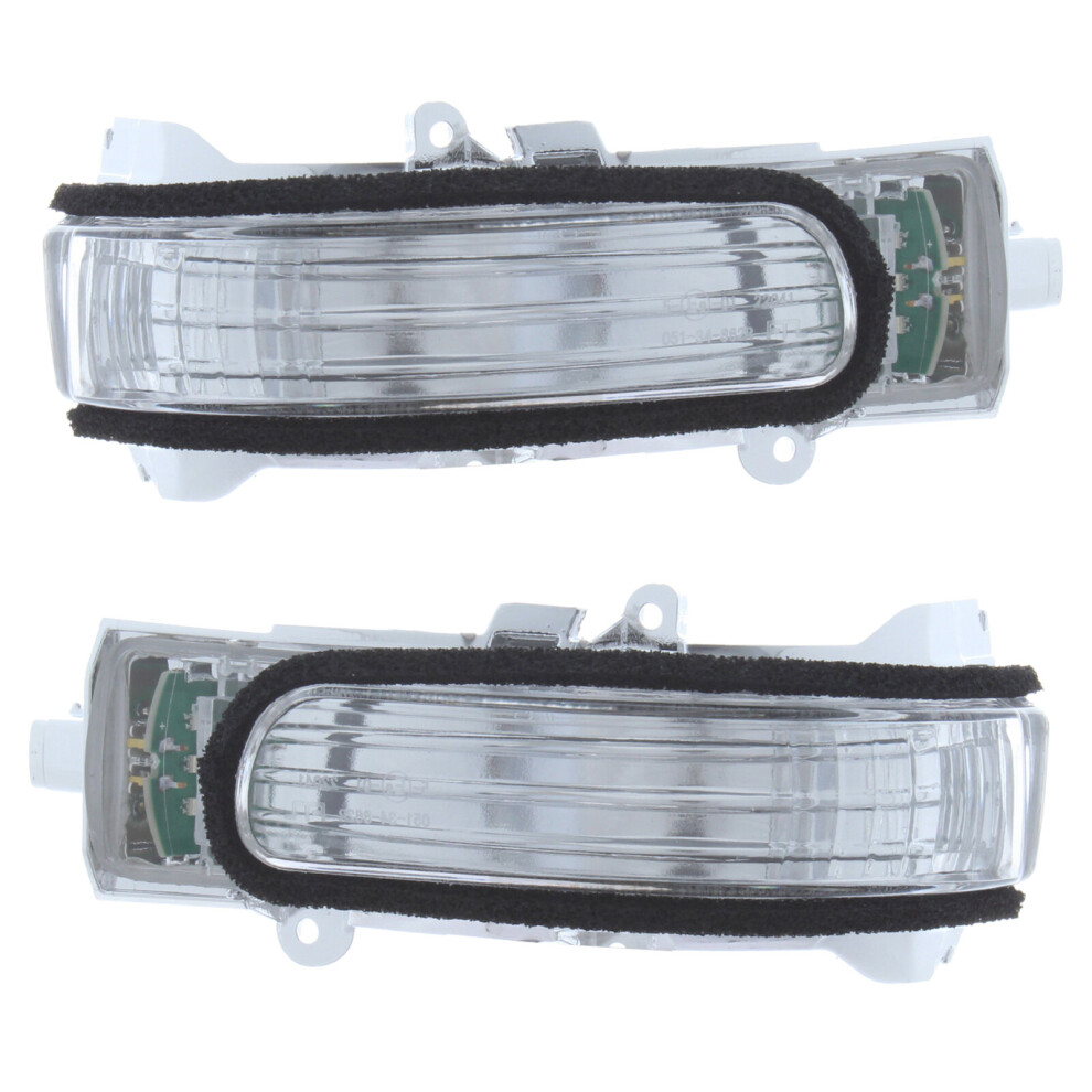 Toyota Auris Hatchback 2010-2013 Clear Led Wing Door Mirror Indicators Drivers & Passenger Side Light 5054808695949