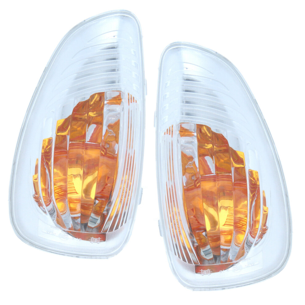 Vauxhall Movano Mk2 X62 Chassis Cab & Mpv & Van 2010-> Clear - Insert Non-Led Wing Door Mirror Indicators Drivers & Passenger Side Amber/Light 5054808174024