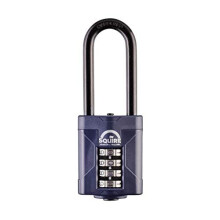 Squire Heavy Duty Padlock (CP50/2.5) - Toughest Extra Long Shackle - 4 Wheel Combination Padlock - Alloy Steel for Corrosion Resistance - Weatherproof
