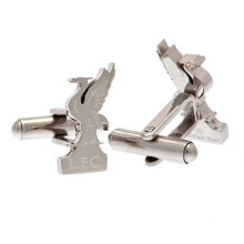 Liverpool FC Liverbird Crest Mens Stainless Steel Cufflinks