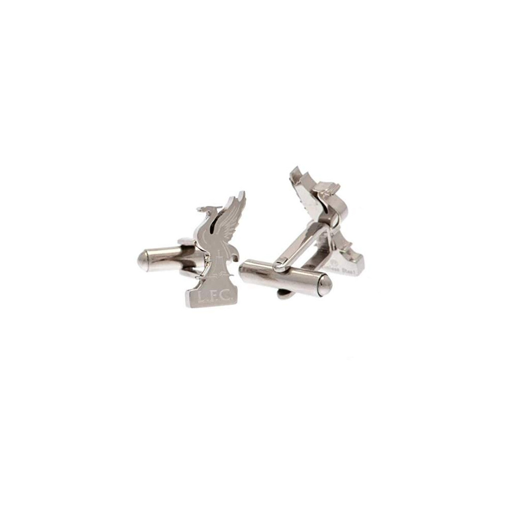 Liverpool Fc Liverbird Crest Mens Stainless Steel Cufflinks