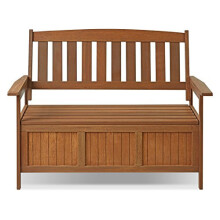 Furinno Outdoor Storage, Wood, Natural, one Size