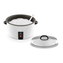 Royal Catering Electric Rice Cooker Commercial Rice Maker Steamer Non-Stick Pot 23L 2950W RCRK-10A (Stainless Steel Housing and Pot, Up to 135 Cups Co