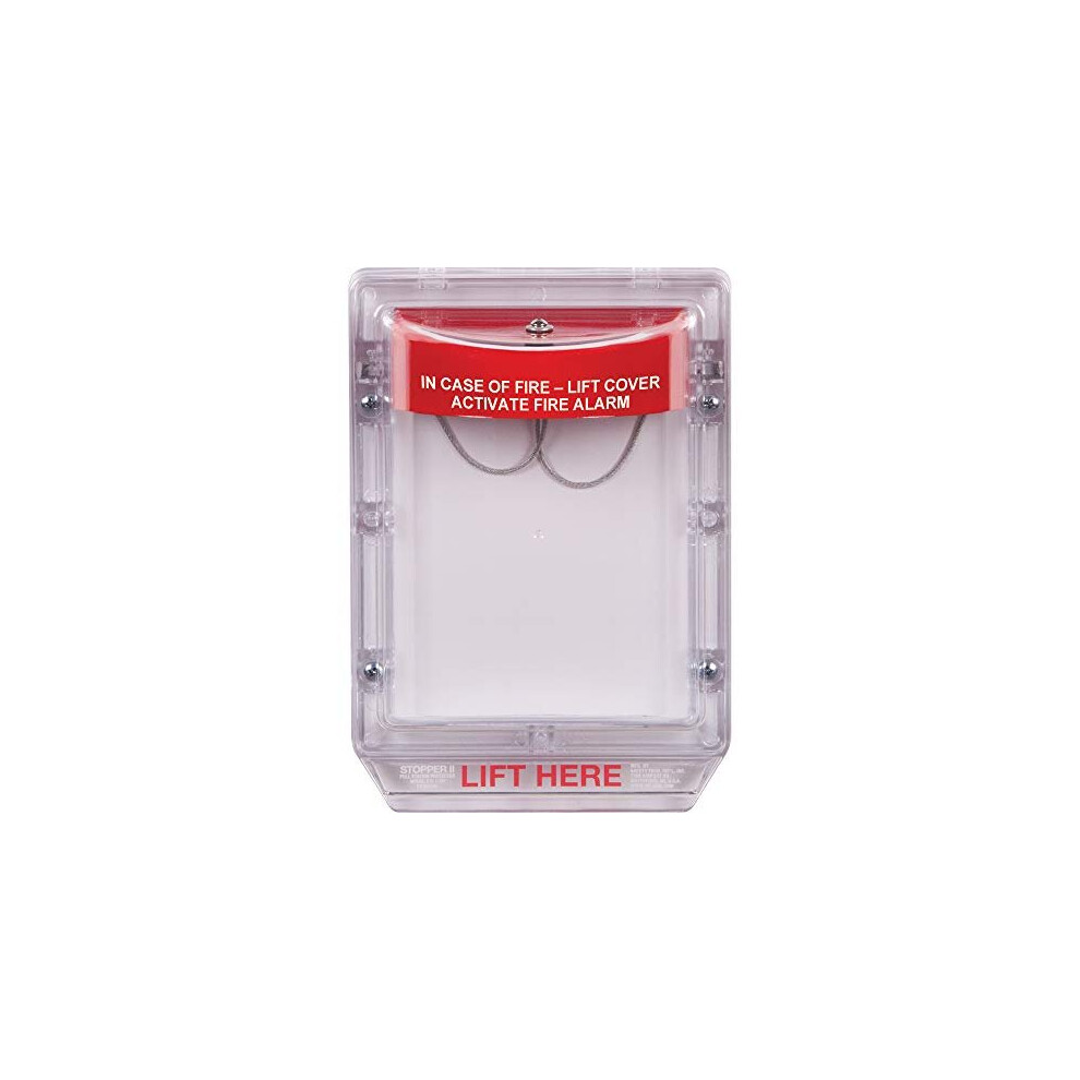 Safety Technology International, Inc. Sti-1100 Stopper Ii With Horn, Flush Mount, Protective Polycarbonate Cover 662950110002
