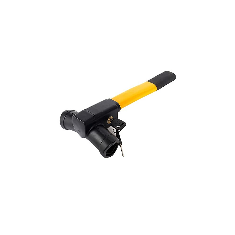 Krtopo Anti-Theft Retractable Car Steering Wheel Lock With Keys Vehicle Security Protection Safety Tool 608220863247
