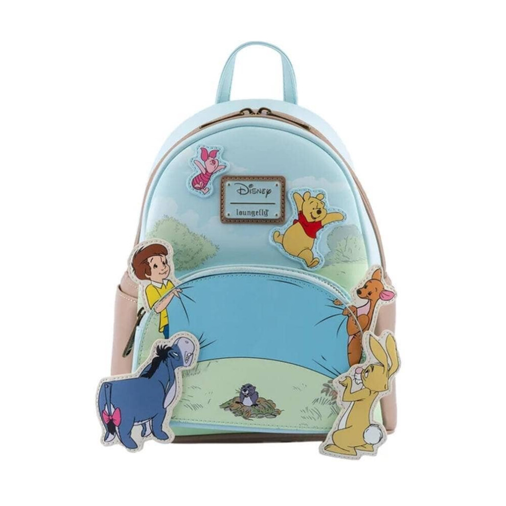 Disney Winnie The Pooh 95th Anniversary Celebration Toss Loungefly Mini Backpack