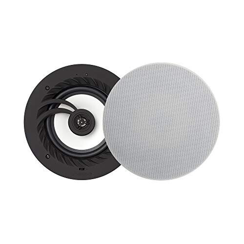 Echo Dot Compatible IP44 Bathroom Bluetooth Ceiling Speaker - Lithe Audio (Pair Speakers (Master & Slave))