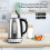 Smart Kettle by WEEKETT - App Remote Control, Compatible with Alexa, Google Home and Siri | Digital Temperature Control 2200W with Keep Warm Function, 4