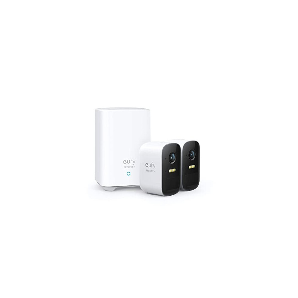 eufy Security, eufyCam 2C 2-Cam Kit, Security Camera Outdoor, Wireless Home Security System with 180-Day Battery Life, HomeKit Compatibility, 1080p HD