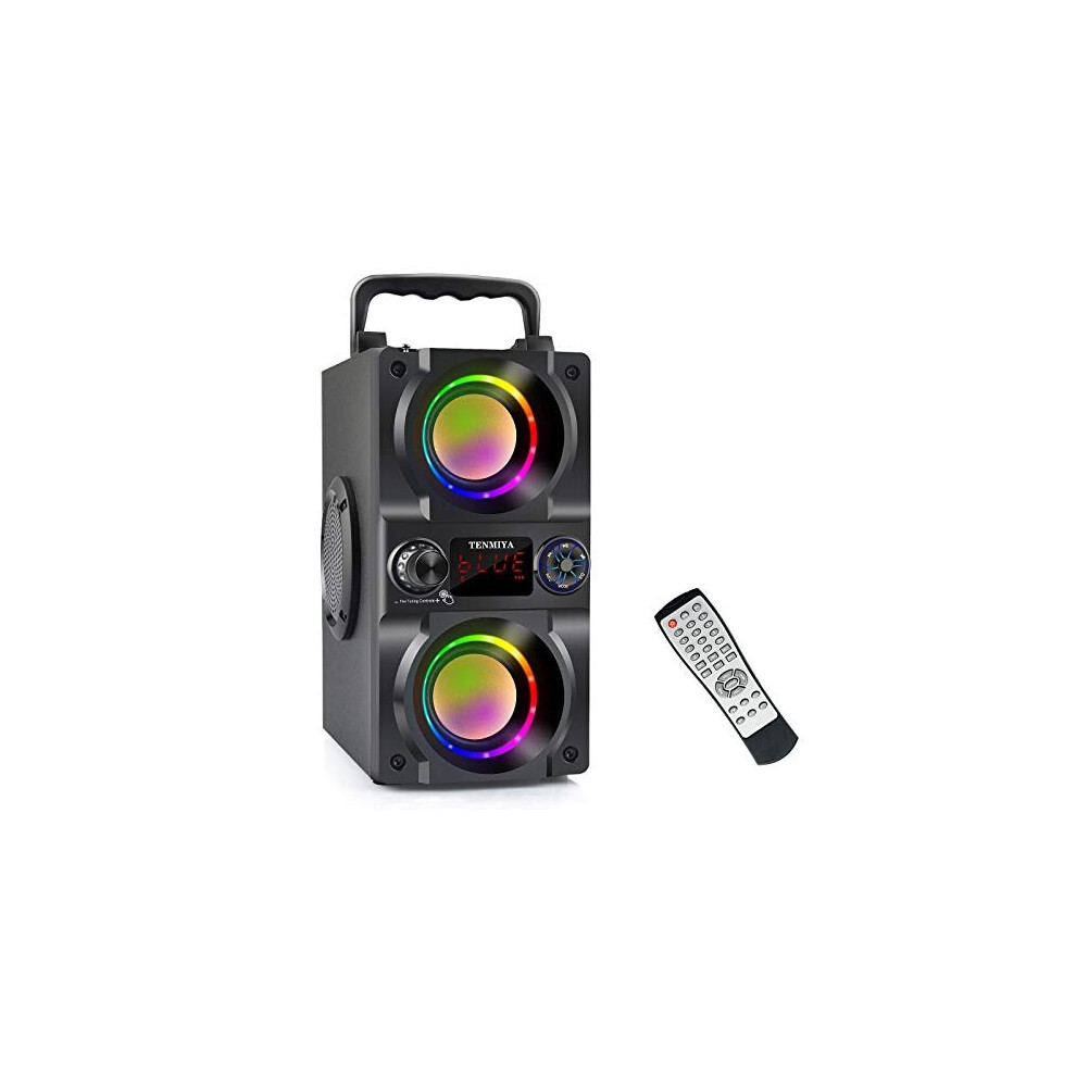 Bluetooth Speaker, 40W Portable Bluetooth Speaker With Subwoofer, Led Display,Bluetooth 5.0 Wireless Stereo Party Speakers?10H Playtime Wireless Light 759114146820