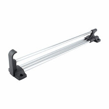 Heavy Duty Retractable Wardrobe Closet Pull Out Rod Clothes Hanger Towel Rail / Extending Rail / Storage Organiser Polished Chorme