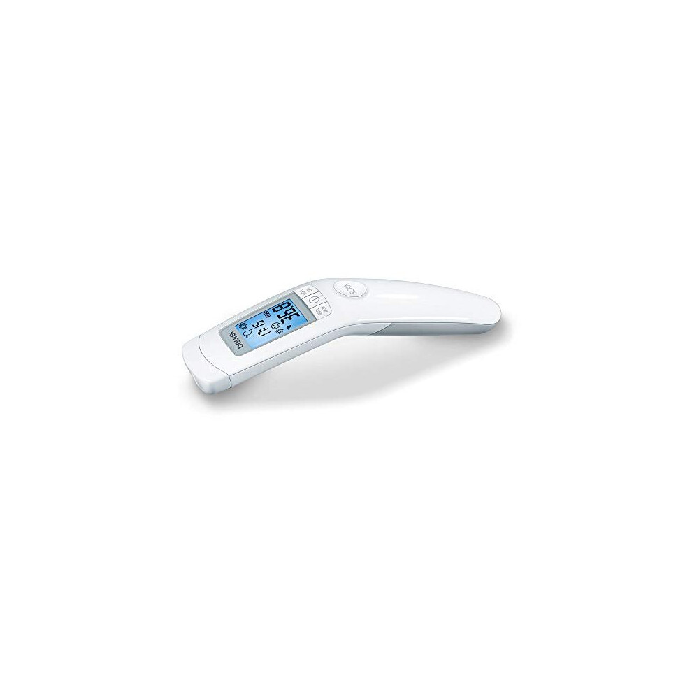 Beurer Ft90 Contactless Clinical Thermometer | Contactless Infrared Technology | Measurement In Seconds | Fever Alarm | Stores 60 Readings | Illuminat