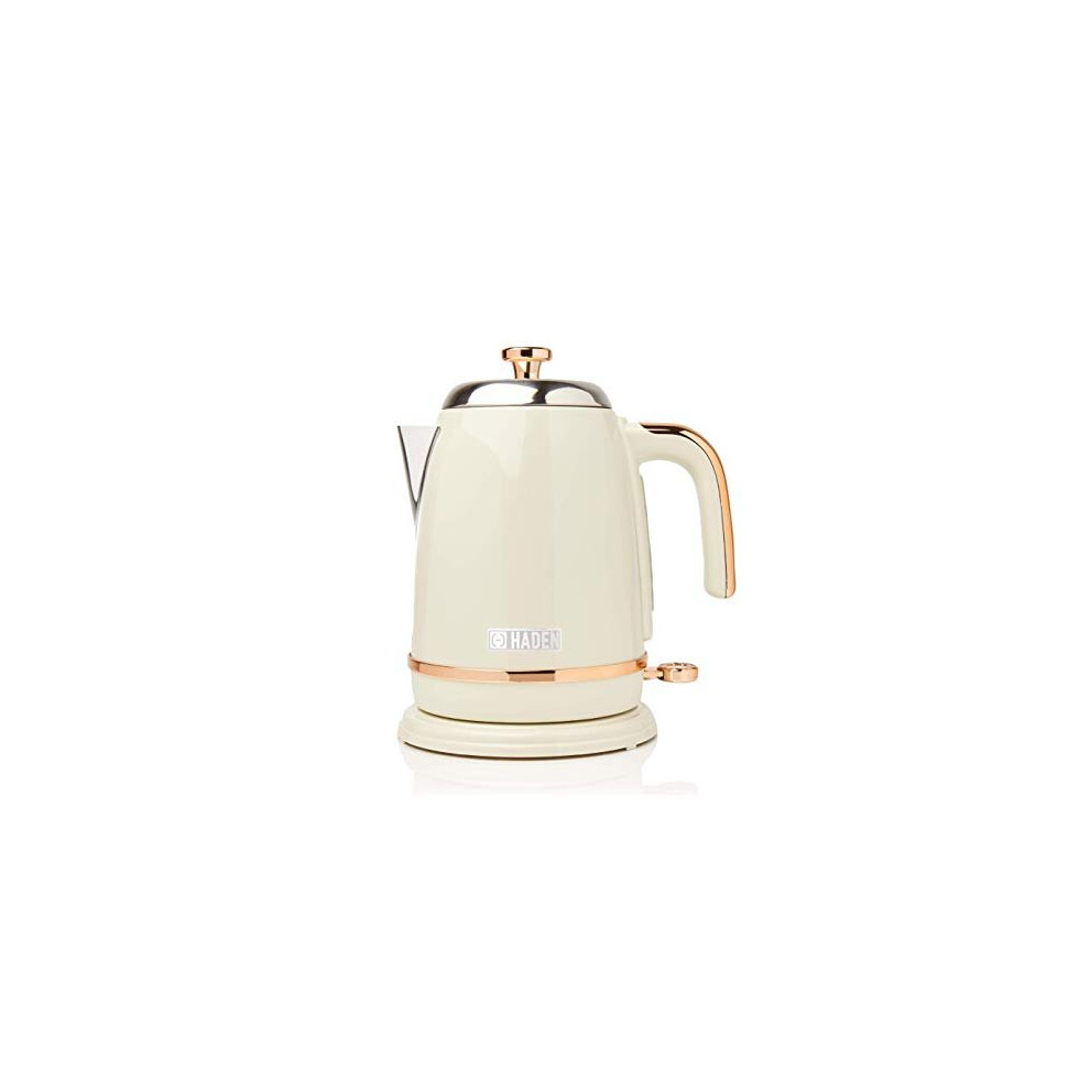 Haden Salcombe Kettle - 1.7L Capacity - Cream and Copper - Fast Boil 3KW - 6 Cups - Image 4