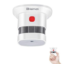 HEIMAN Mini Smoke Alarm, Small Smoke Detector with 10-Year Battery Life(Included), Reddot Award, EN14604, CE Certified Independent Smoke Detector Phot
