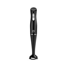 MasterChef Hand Blender Stick 2 Blending Speeds, Electric Handheld Food Processor, Liquidiser with Removable & Washable Base, Plastic, 200 W, Black
