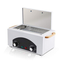 High Temperature Metal Tool Cleaning Box Dry Heat Sterilizer with Timer Manicure Pedicure SPA Salon Barber Equipment for Dentist Clinic Lab Sundry Bea
