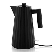 Alessi Plissè MDL06 B/UK - Design Electric Kettle in Thermoplastic Resin, English Plug, 170 cl, Black