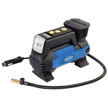 Ring RAC820 12V Fast Flow Tyre Inflator, Preset Function, Adaptor Set and Storage Case