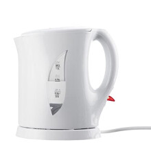 Fine Elements Cordless Electric Kettle SDA2486 1 Litre 1400W Plastic with Safety Locking Lid, Wide Easy Fill Opening, Power Indicator Light White, 140