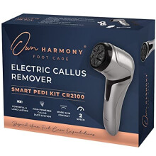 Own Harmony Electric Hard Skin Remover with Vacuum Absorption - Professional Pedicure Tools for Pedi Callus Foot Care - 3 Rollers Electronic Feet File