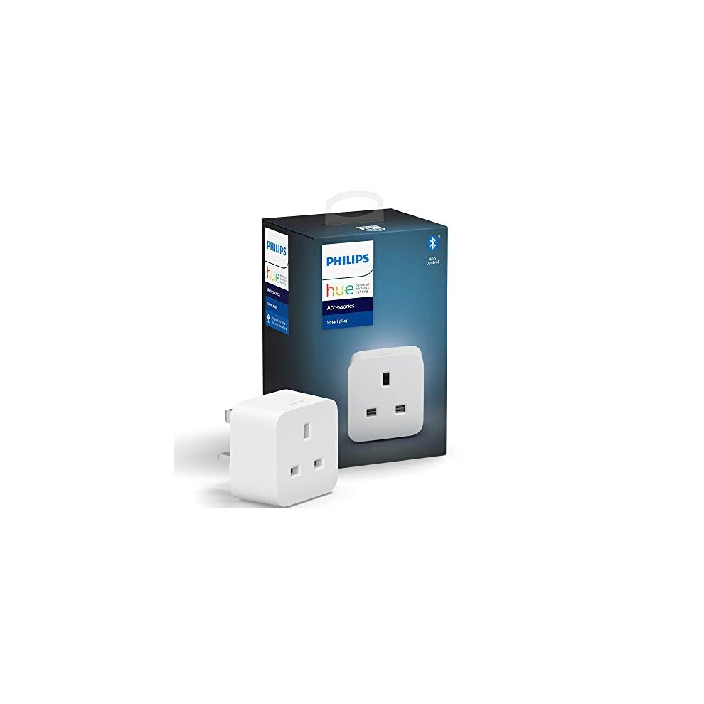 Philips Hue Smart Plug For Smart Home Automation. Works With Alexa, Google Assistant And Apple Homekit Light