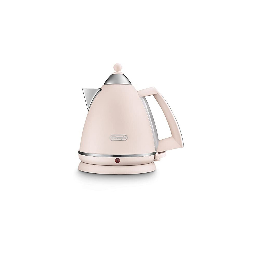 De'Longhi Argento Flora KBX3016.PK Kettle, 360 Swivel base & cord storage, Pink