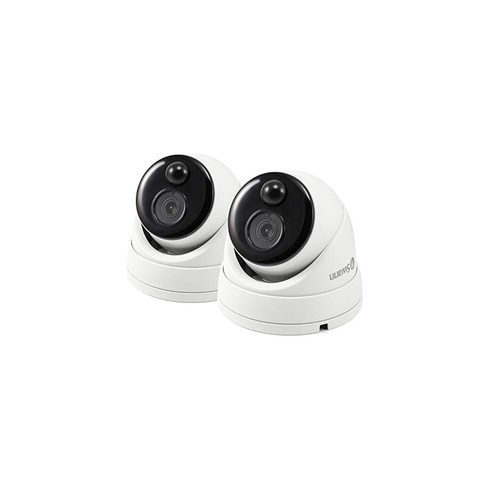 Swann SWPRO-1080MSDPK2 1080p Full HD Thermal Sensing Dome Analogue CCTV Cameras - 2 Pack, 100.0 mm*100.0 mm*100.0 mm