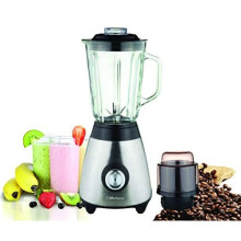 Belaco 500W Multi-Use Blender with 1.5L Glass Jar, Grinder Cup, Removable Filling Cap - Ice Crushing, Smoothies & Food Processor
