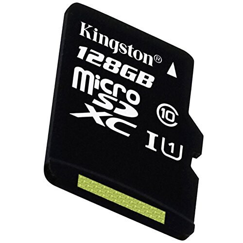 Kingston Kingston SDCX10/128GB Class 10, 128 GB Micro SDXC Memory Card with Adapter 1