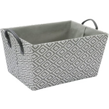 JVL Argyle Rectangular Paper Storage Basket