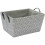 JVL Argyle Rectangular Paper Storage Basket 1