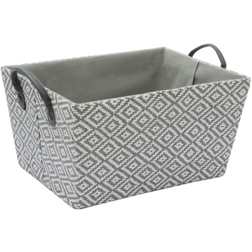 JVL Argyle Rectangular Paper Storage Basket