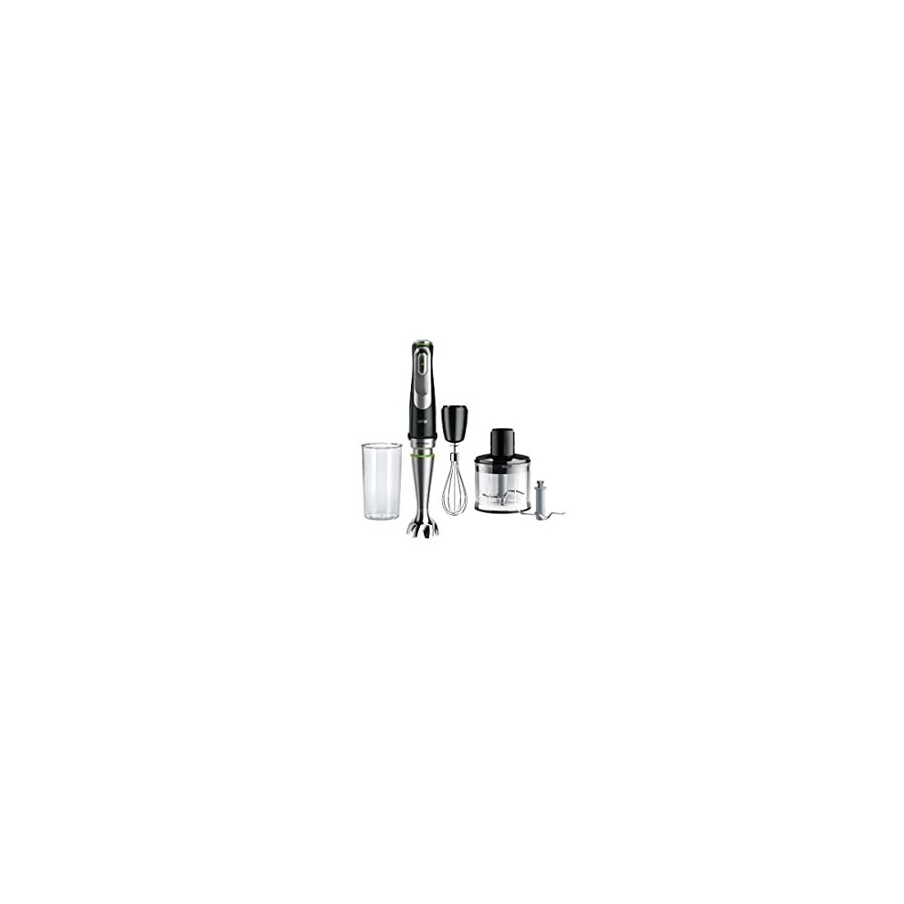 Braun MultiQuick 9 Hand Blender, Hand Mixer, XL Food Processor, Active PowerDrive Technology, Chopper 500ml, 600 ml BPA-Free Beaker with Lid, 1200W, M