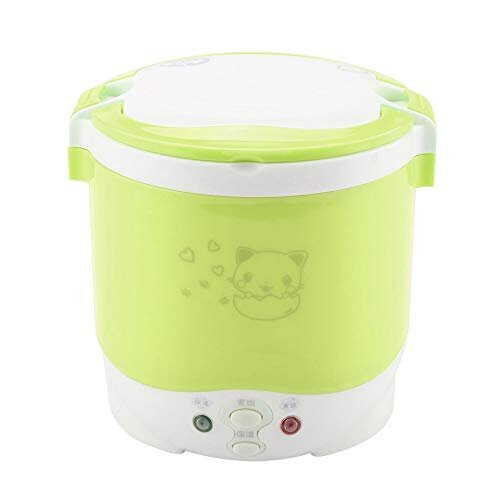 1L Mini Rice Cooker Steamer, 170W Electric Food Steamer Lunch Box