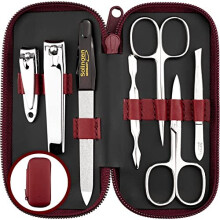 marQus Solingen Germany Manicure Sets for Women & Men 7 Pcs Set - Quality Grooming Kit Nail Clippers & Toenail Clippers, tweezers Nail Kit - Fabulous