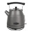 Rangemaster Rangemaster RMCLDK201GY Grey Cordless Electric 1.7L 3kW Classic Kettle with Quick & Quiet Boil, Boil Dry Protection & 2 Year Guarantee (Grey) 1