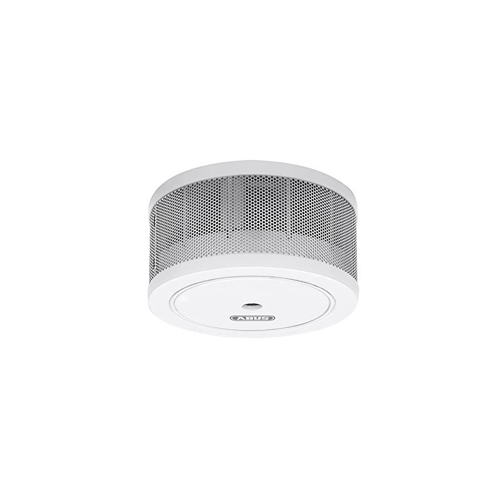 ABUS grwm30600 Reflection Photoelectric Detector Wireless  Smoke Detector (battery, 3 V, Li-Ion, 10 Year (S), 7 cm, 30 mm)