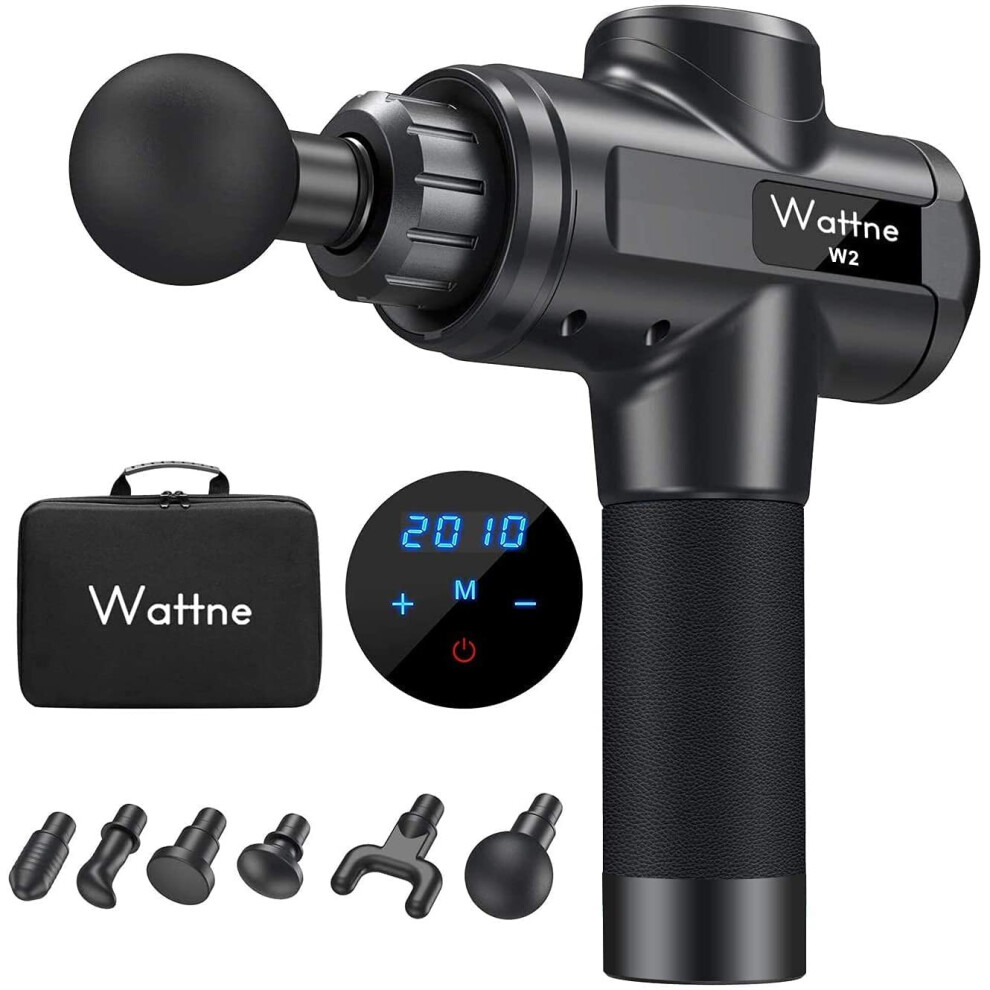 Wattne Muscle Massage Gun Deep Tissue Percussion Massager