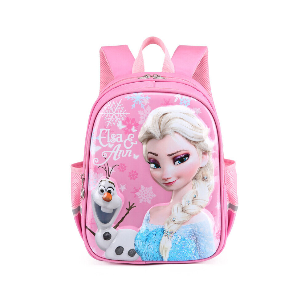(Pink 1) Frozen Backpack School Backpack Shoulder Bag Kids School Bag