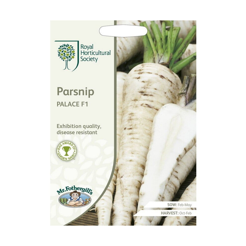Mr Fothergill's Rhs Grow Your Own Vegetables Parsnip Palace F1 Seeds