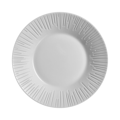 (6 Soup Bowls, White) Luminarc Luminis 18pc Glass Dinner Set Dinnerware